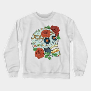 Calavera Roses Crewneck Sweatshirt